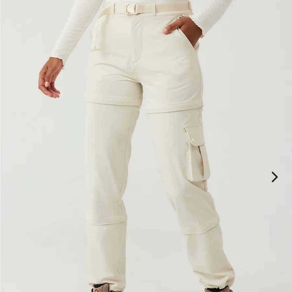RecTrek zip off pants in color bone Outdoor Voices